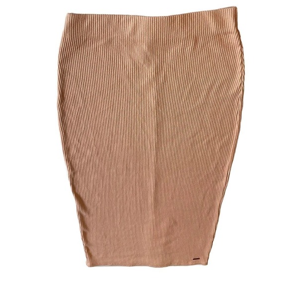 n:philanthropy Midi Pencil Skirt, DALLAS, TAUPE, Small NEW MSRP $138.00 - Picture 2 of 8